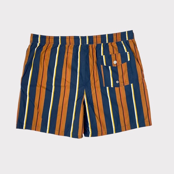 Goodthreads Men’s 7” Stripe Drawstring Swim Trunk XXL NWT - Picture 5 of 9